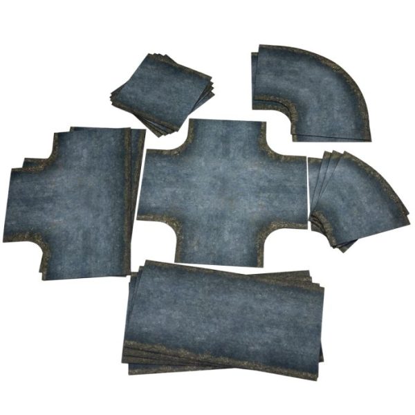Set de routes vieil asphalte (mouse pad)