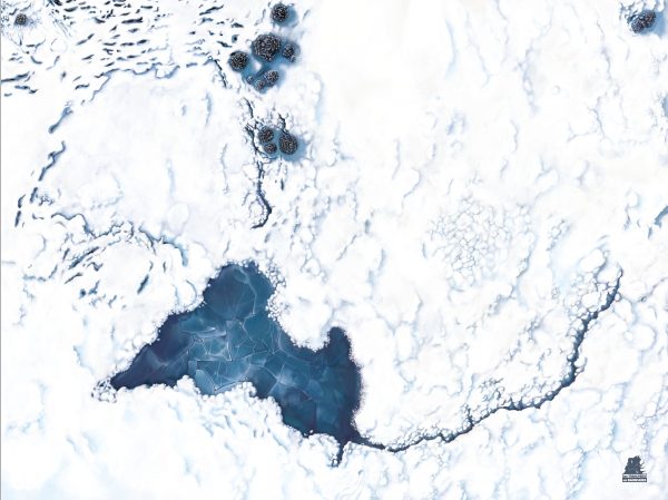 Battlemap Neige et Glace  avec ou sans quadrillage
