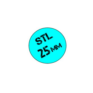1870-1871 - STL 25mm