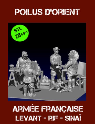 Armée française au Levant - STL 28mm
