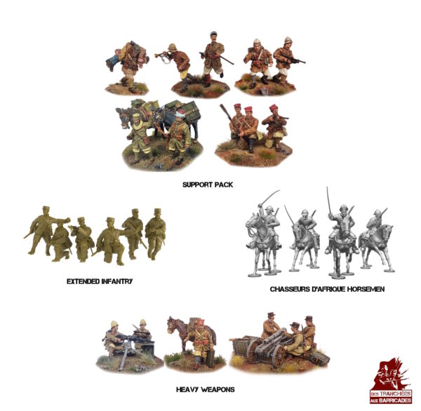 Poilus d'Orient - pack étendu (STL)