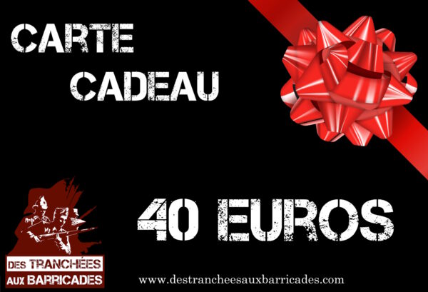 Carte cadeau 40 €