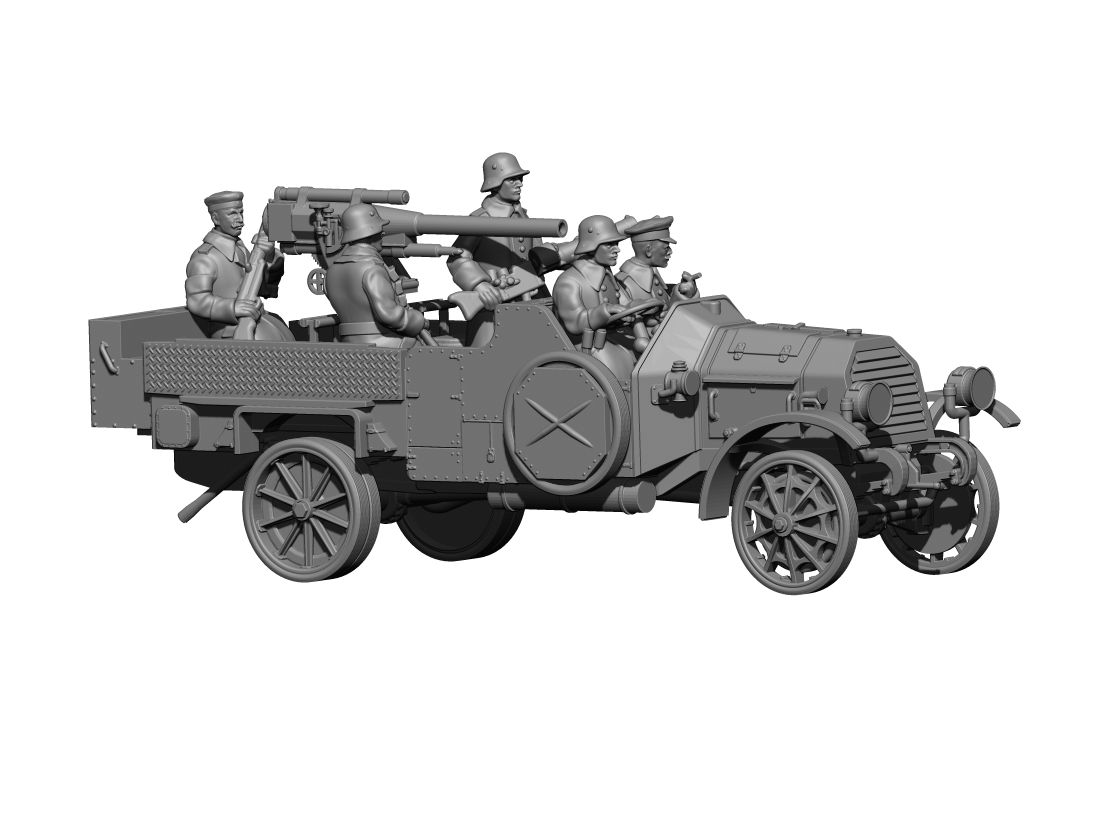 Daimler-Krupp Plattformwagen Flak 7,7-cm – Image 3